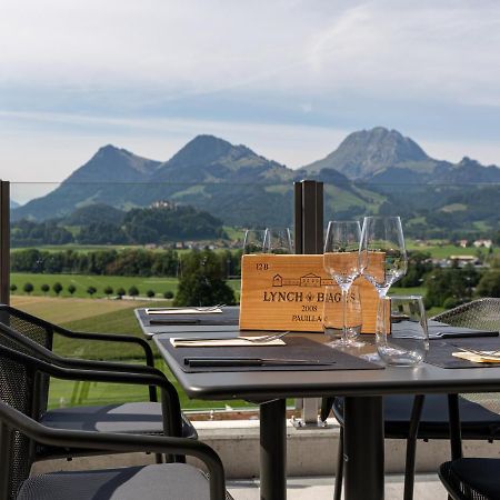 Les Montagnards Hotel Broc Buitenkant foto