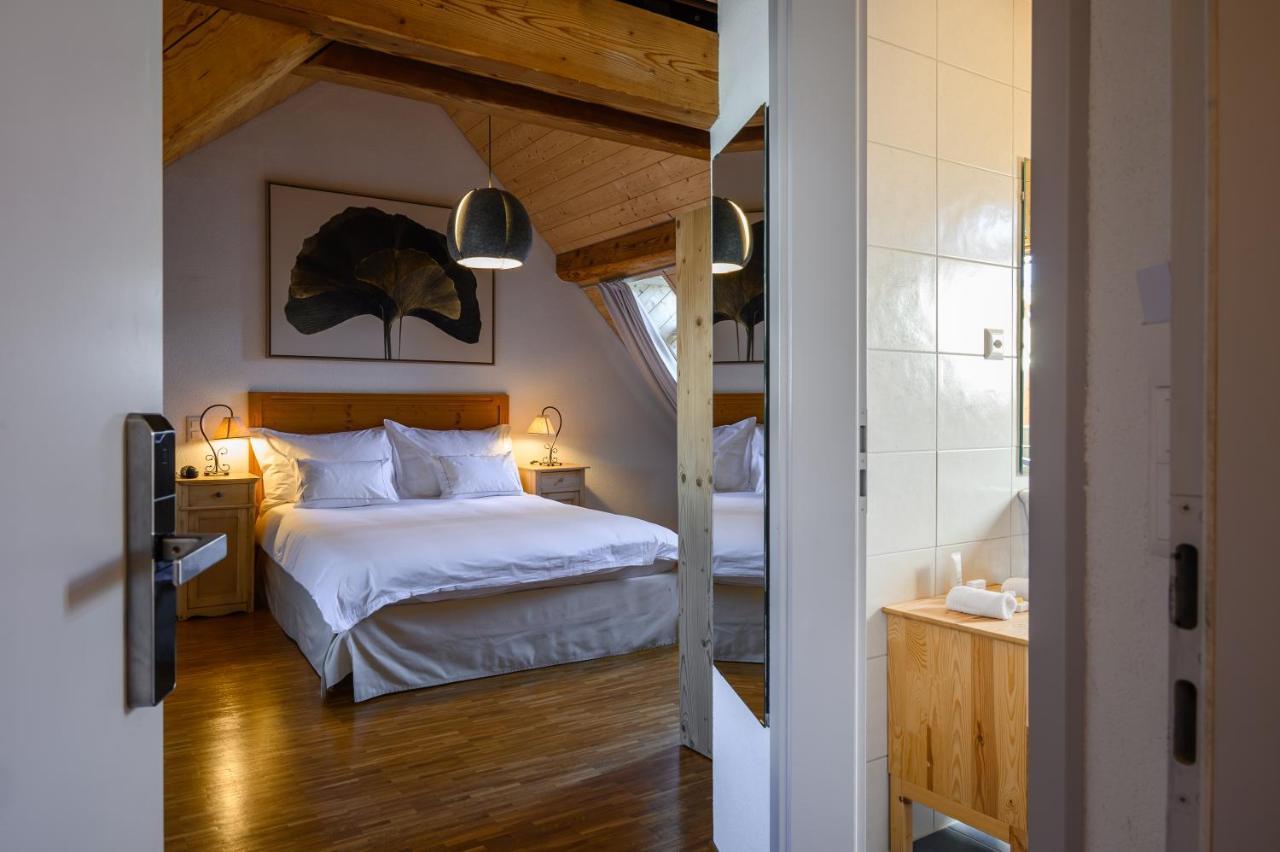 Les Montagnards Hotel Broc Buitenkant foto